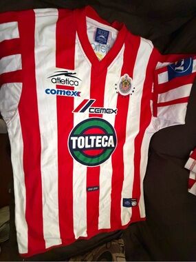 Chivas Vintage 2001 Authentic Atlética Mens Jersey- Size XL